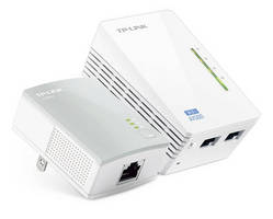 300Mbps Wireless Range Extender AV500 Powerline Edition Delivers Wi-Fi Wherever There's an Outlet 